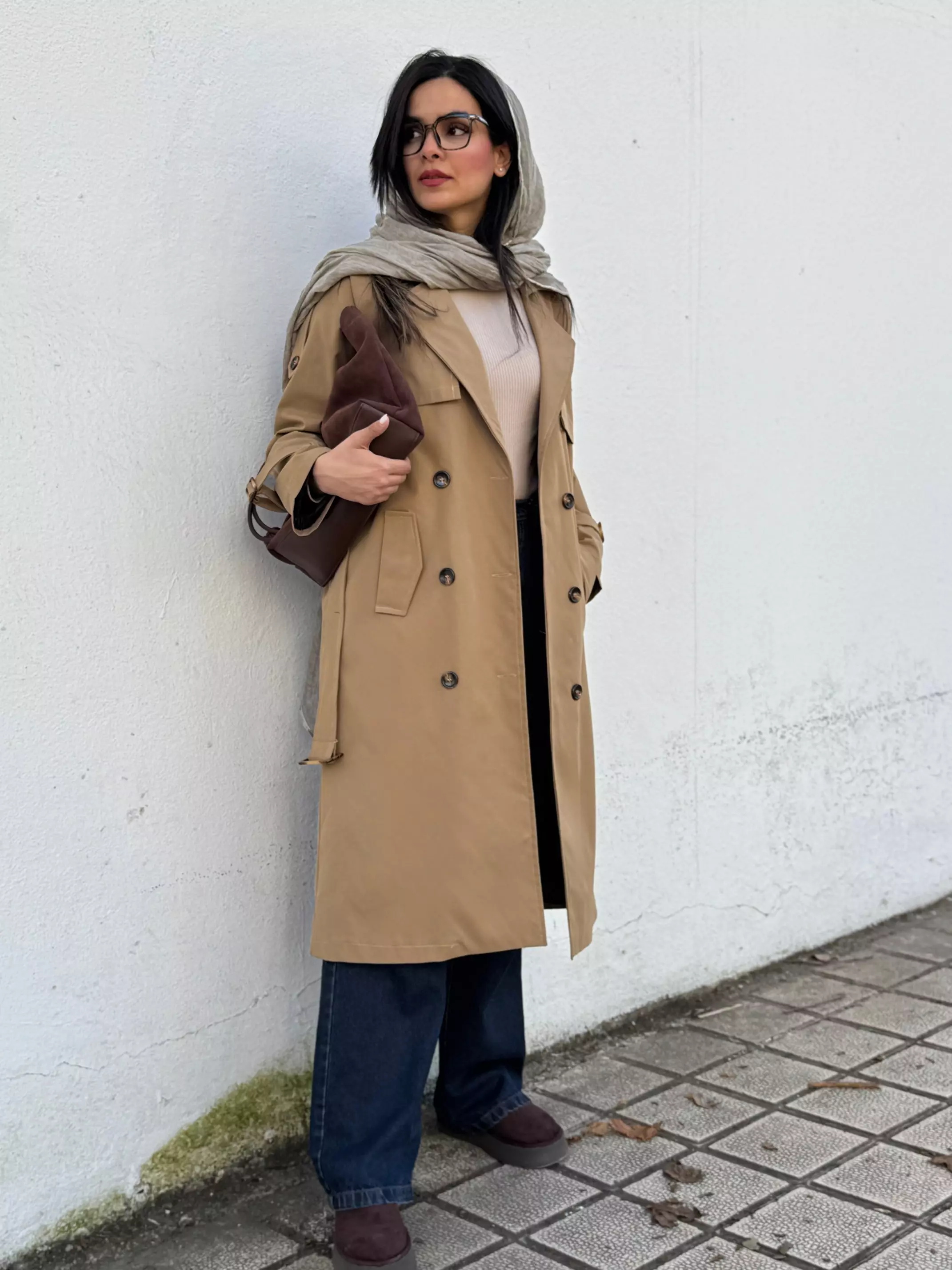 ترنچ کت بارانی آستردار شیدا